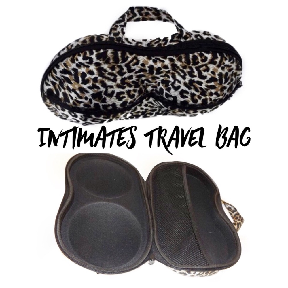 Leopard Print Intimates Travel Bag/Organizer - image 1